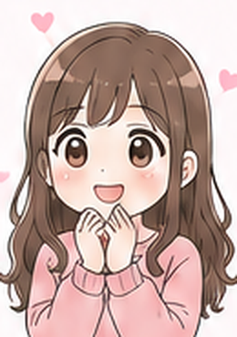 推し活を楽しむ女の子のイラスト
